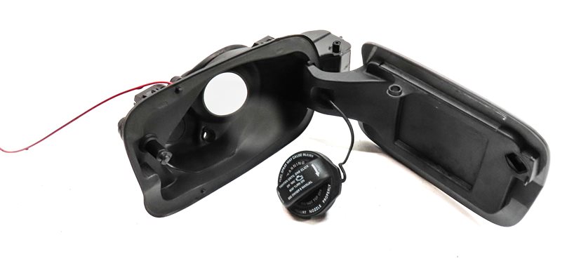 Thumbnail 6: 15-18 AUDI A3 S3 8V FUEL TANK FILLER GAS TANK DOOR FLAP COVER w/HOUSING (Gray)