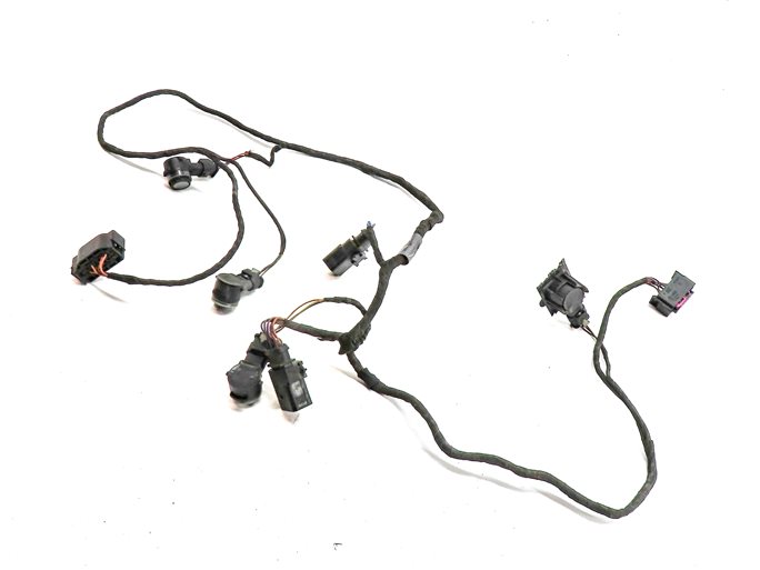 2015 AUDI S3 (8V) REAR PARK ASSIST PDC DISTANCE CONTROL WIRE SENSOR SET/4 (Gray)