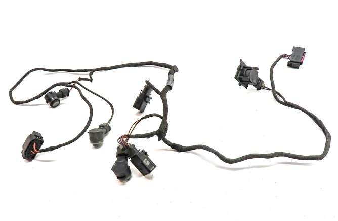 Thumbnail 2: 2015 AUDI S3 (8V) REAR PARK ASSIST PDC DISTANCE CONTROL WIRE SENSOR SET/4 (Gray)