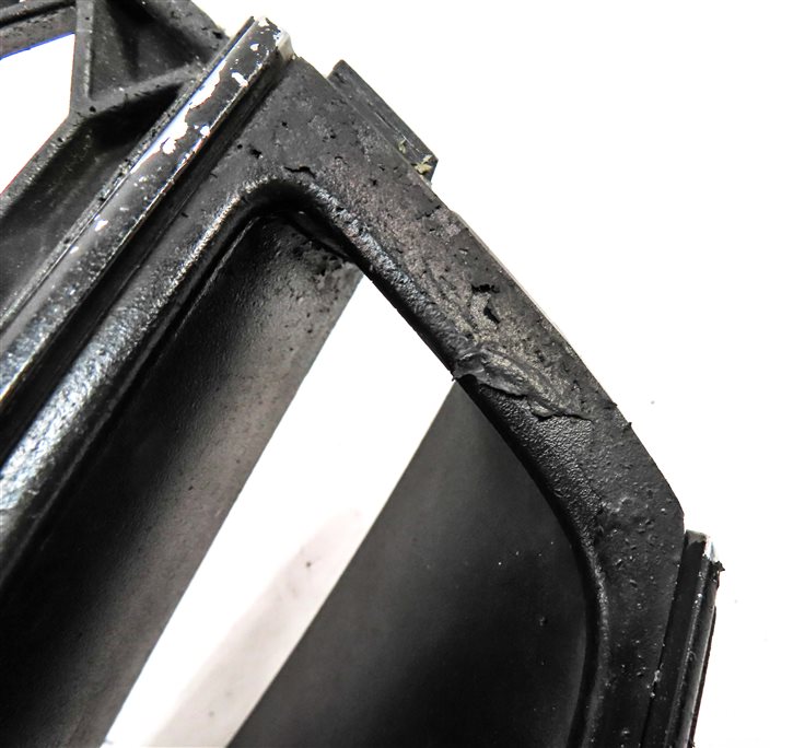 Thumbnail 7: 2015 AUDI S3 (8V) FRONT RIGHT PASSENGER LOWER VENT GRILLE TRIM END (BLACK)