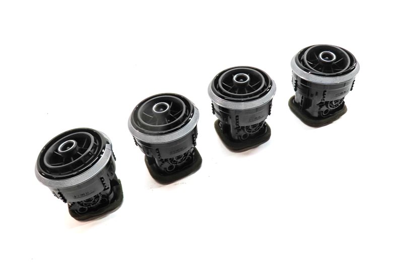Thumbnail 3: 2015 AUDI S3 (8V) FRONT DASH DASHBOARD HEAT AIR AC HVAC VENT SET/4 (Black)
