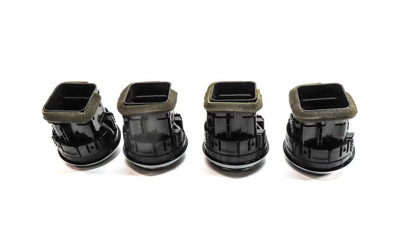 Thumbnail 5: 2015 AUDI S3 (8V) FRONT DASH DASHBOARD HEAT AIR AC HVAC VENT SET/4 (Black)