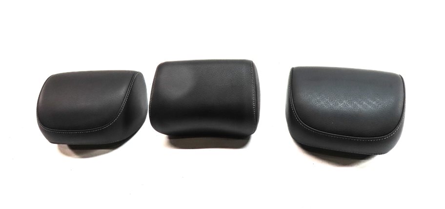 Thumbnail 7: 15-16 AUDI A3 8V REAR LEFT CENTER RIGHT SEAT SLINE HEADREST SET/3 (Black)