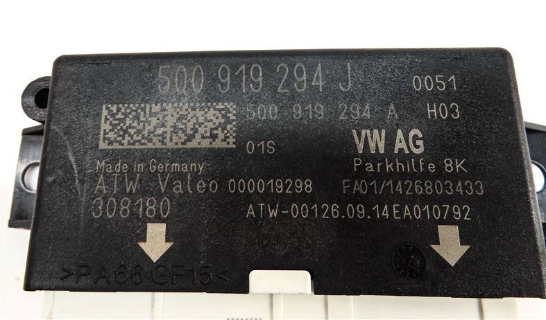 Thumbnail 5: 2015-2016 AUDI A3 S3 TT (8V MK3) PDC PARK DISTANCE SENSOR CONTROL MODULE