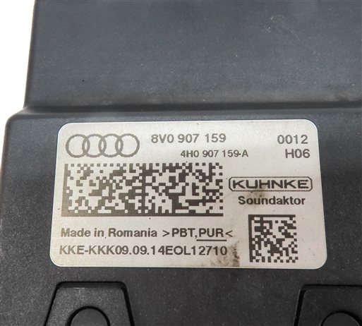Thumbnail 5: 2015 AUDI S3 (8V) BODY PULSE GENERATOR IMPACT SOUND ACTUATOR MODULE UNIT