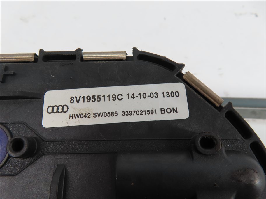 Thumbnail 5: 15-18 AUDI A3 S3 RS3 (8V) FRONT WINDSHIELD WIPER MOTOR w/ TRANSMISSION LINKAGE