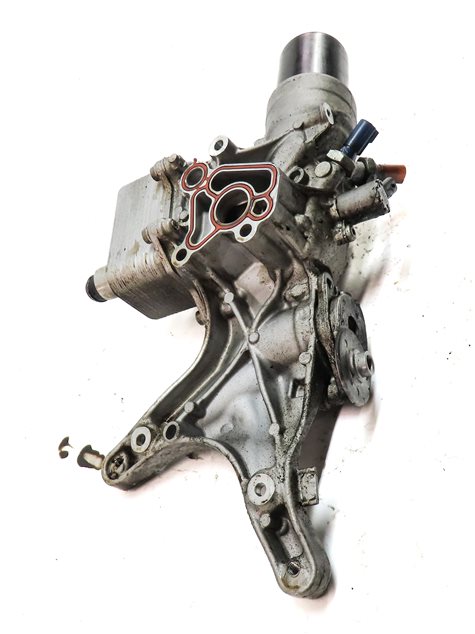 Thumbnail 4: 2015 AUDI S3 (8V) 2.0L (CYFB) ENGINE MOTOR OIL FLUID FILTER HOUSING w/OIL COOLER