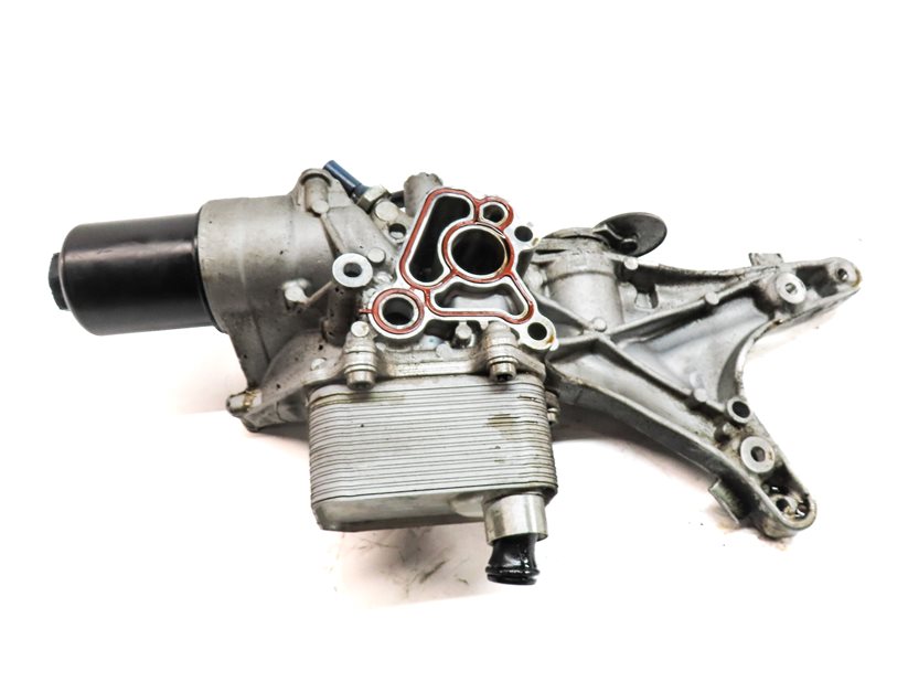 Thumbnail 5: 2015 AUDI S3 (8V) 2.0L (CYFB) ENGINE MOTOR OIL FLUID FILTER HOUSING w/OIL COOLER