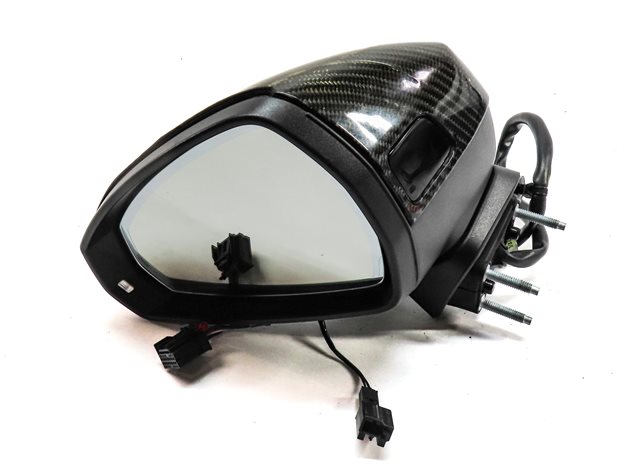 Thumbnail 3: 15-20 AUDI A3 S3 RS3 LEFT PFOLD HEAT BLIND LANE AUTODIM DOOR MIRROR (ALUMINUM)