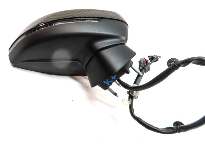 Thumbnail 6: 15-20 AUDI A3 S3 RS3 RIGHT PFOLD HEAT BLIND LANE AUTODIM DOOR MIRROR (ALUMINUM)