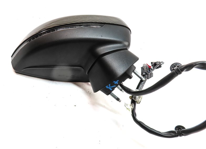 Thumbnail 7: 15-20 AUDI A3 S3 RS3 RIGHT PFOLD HEAT BLIND LANE AUTODIM DOOR MIRROR (ALUMINUM)