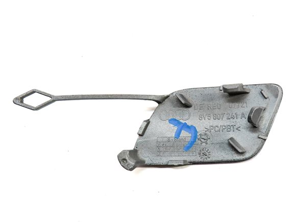 Thumbnail 4: 2015 AUDI S3 (8V) FRONT LOWER BUMPER TOWING TOW HOOK LID FLAP COVER (Gray)