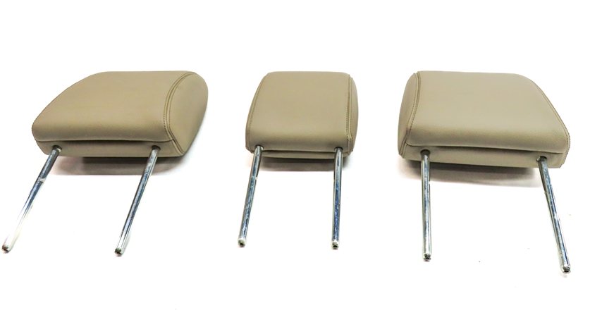 Thumbnail 7: 10-16 LAND ROVER LR4 L319 REAR 2ND ROW LEFT CENTER RIGHT HEADREST SET/3 (Almond)