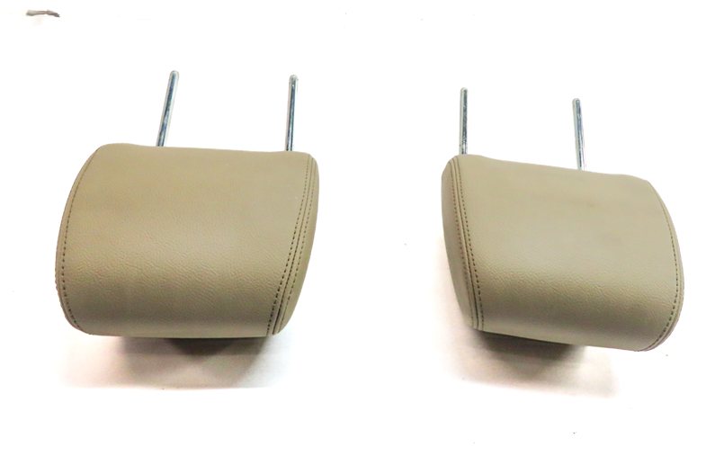 Thumbnail 6: 2010-2016 LAND ROVER LR4 FRONT LEFT & RIGHT LEATHER HEADREST SET 2 (Almond)