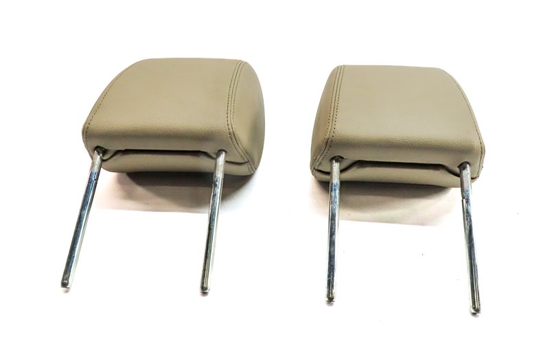 Thumbnail 8: 2010-2016 LAND ROVER LR4 FRONT LEFT & RIGHT LEATHER HEADREST SET 2 (Almond)