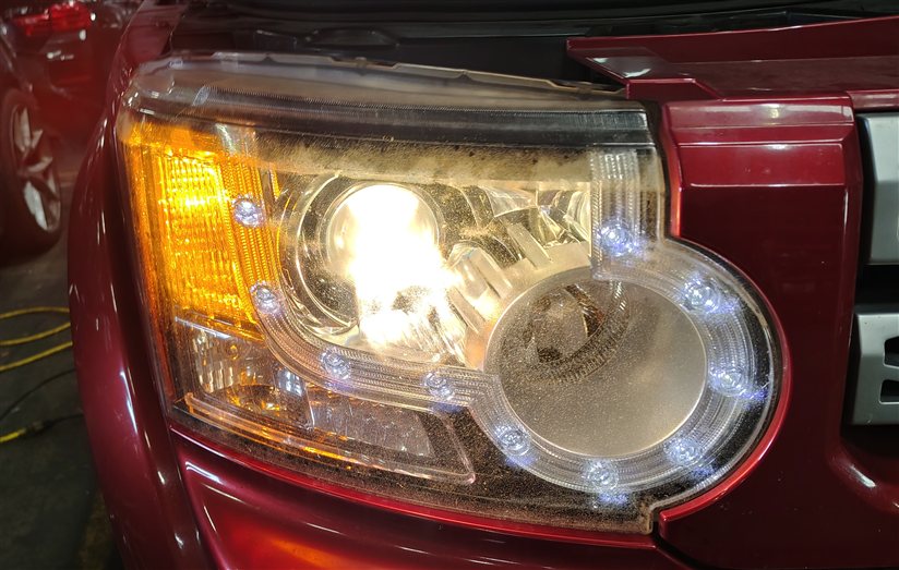 Thumbnail 2: 10-13 LAND ROVER LR4 - RIGHT PASSENGER (AUTO LEVEL) HALOGEN HEADLIGHT LIGHT LAMP