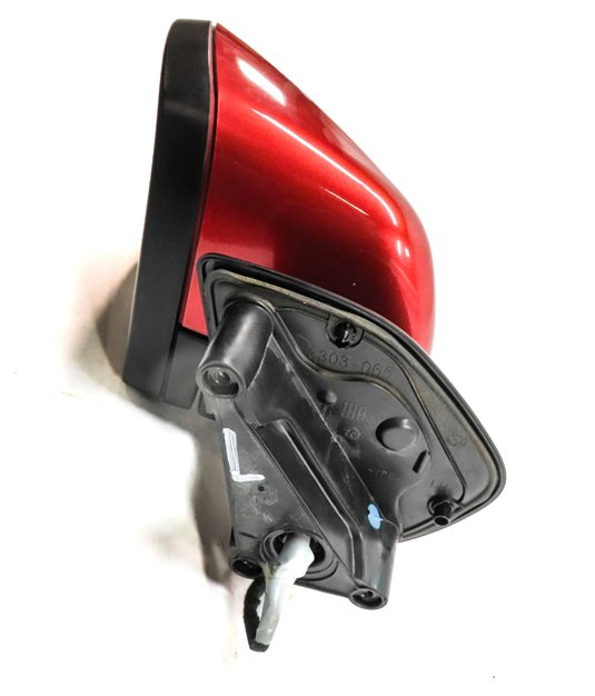 Thumbnail 3: 2010-2013 LAND ROVER LR4 LEFT DRIVER HEATED MANUAL FOLD DOOR MIRROR (Red)