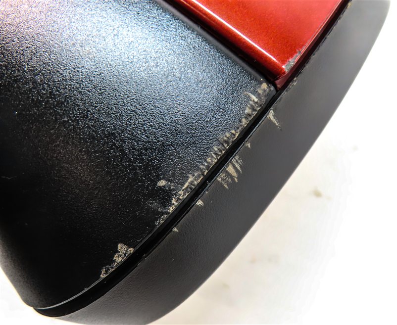 Thumbnail 8: 2010-2013 LAND ROVER LR4 LEFT DRIVER HEATED MANUAL FOLD DOOR MIRROR (Red)