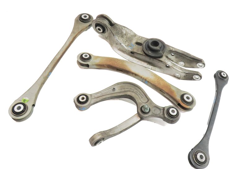 2017-2022 AUDI Q7 (4M) REAR LEFT DRIVER UPPER LOWER CONTROL ARM SET/5