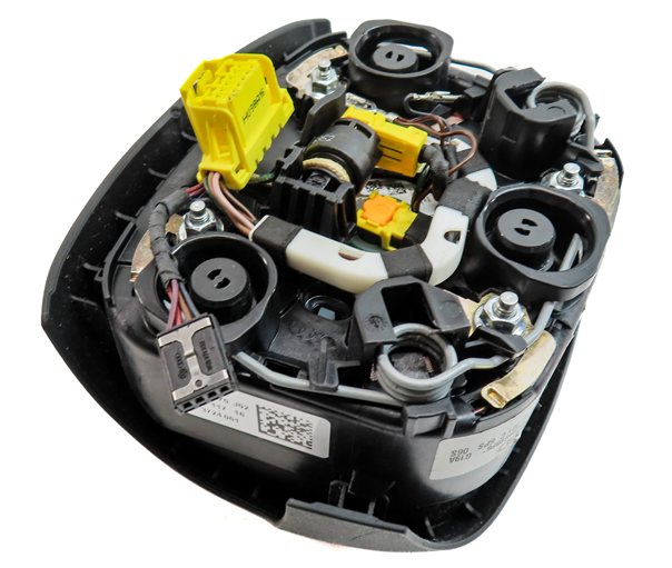 Thumbnail 4: 2017-2019 AUDI Q7 (4M) FRONT LEFT DRIVER STEERING WHEEL AIRBAG AIR BAG (Black)