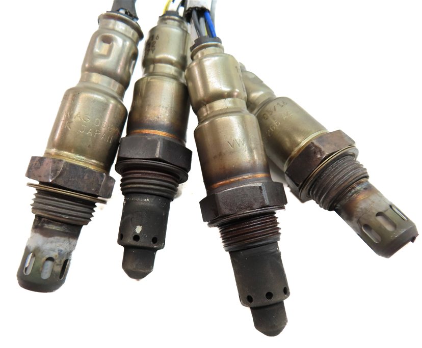 Thumbnail 2: 2017 AUDI Q7 (4M) 3.0L SUPER (CREC) ENGINE OXYGEN O2 LAMBDA WIRE SENSOR SET/4