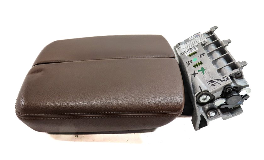 Thumbnail 2: 2017-2019 AUDI Q7 (4M) FRONT CENTER CONSOLE COMPARTMENT ARMREST LID (Brown)