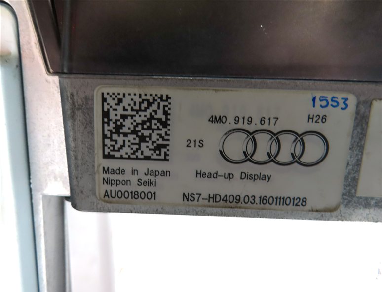 Thumbnail 6: 2017-2020 AUDI Q7 (4M) FRONT DASH WINDSHIELD INFO HUD HEADS UP DISPLAY PROJECTOR