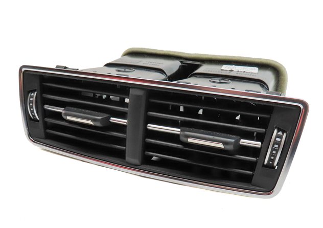 Thumbnail 1: 2017 AUDI Q7 (4M) REAR CENTER CONSOLE HEAT AIR AC HVAC DUAL VENT (Black)