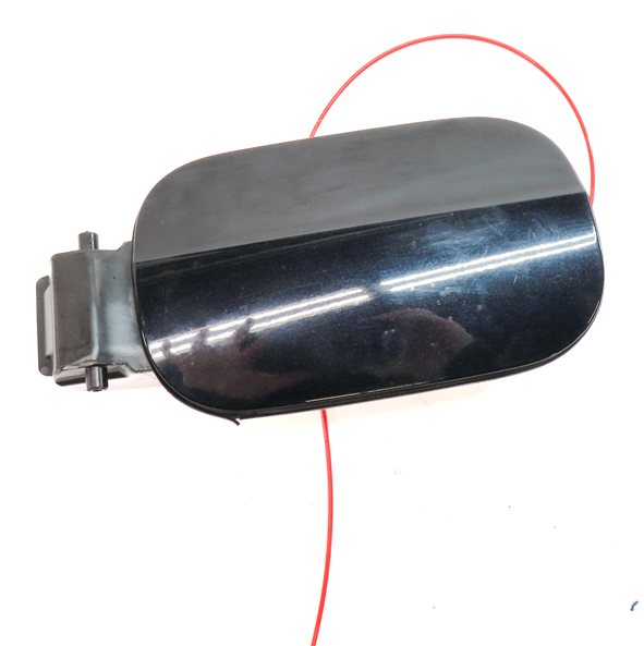 Thumbnail 1: 2017-2022 AUDI Q7 (4M) FUEL TANK DOOR TRIM w/ HOUSING & GAS CAP (Black)