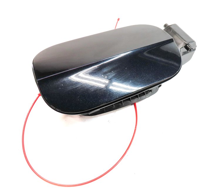 Thumbnail 3: 2017-2022 AUDI Q7 (4M) FUEL TANK DOOR TRIM w/ HOUSING & GAS CAP (Black)
