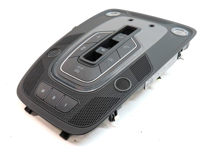 Thumbnail 2: 2017 AUDI Q7 (4M) FRONT INTERIOR OVERHEAD DOME MAP READING LIGHT LAMP (Black)