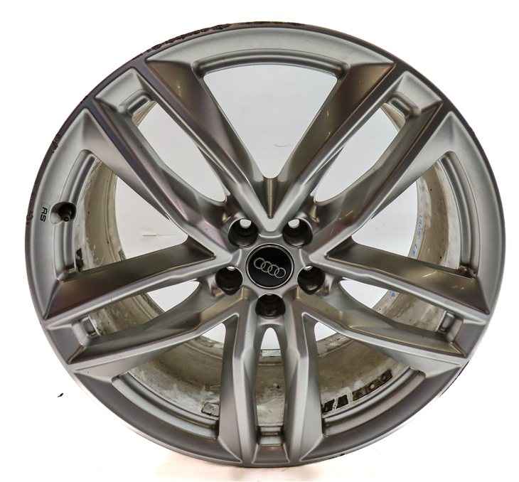 Thumbnail 2: 2017-2018 AUDI Q7 (4M) 21x9.5 ALUMINUM ALLOY 5 DOUBLE SPOKE WHEEL RIM