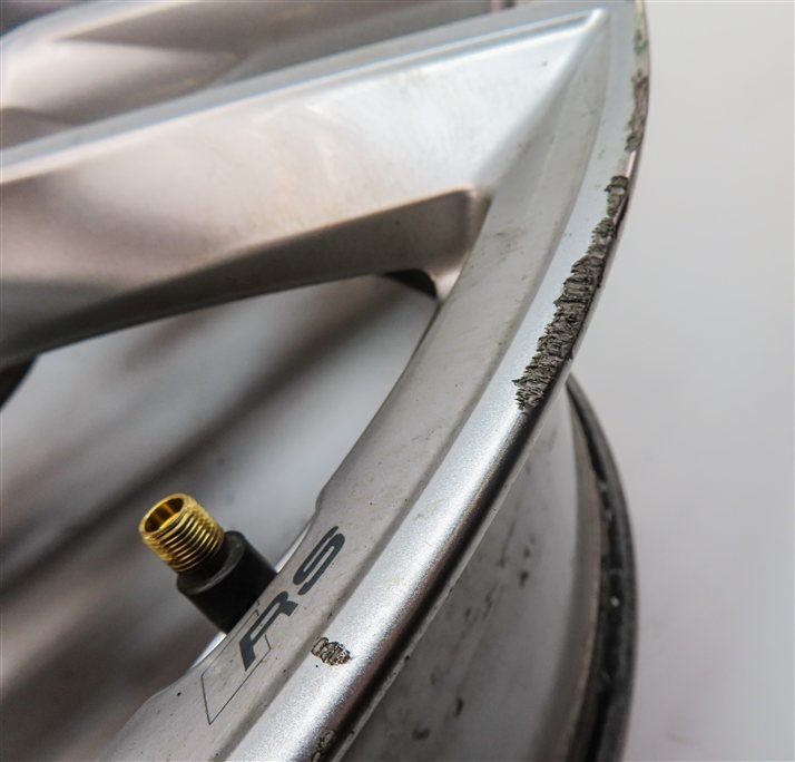 Thumbnail 7: 2017-2018 AUDI Q7 (4M) 21x9.5 ALUMINUM ALLOY 5 DOUBLE SPOKE WHEEL RIM