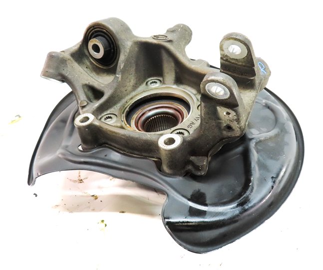 Thumbnail 4: 17-20 AUDI Q7 (4M) REAR LEFT DRIVER SPINDLE KNUCKLE WHEEL BEARING HUB w/ SHIELD