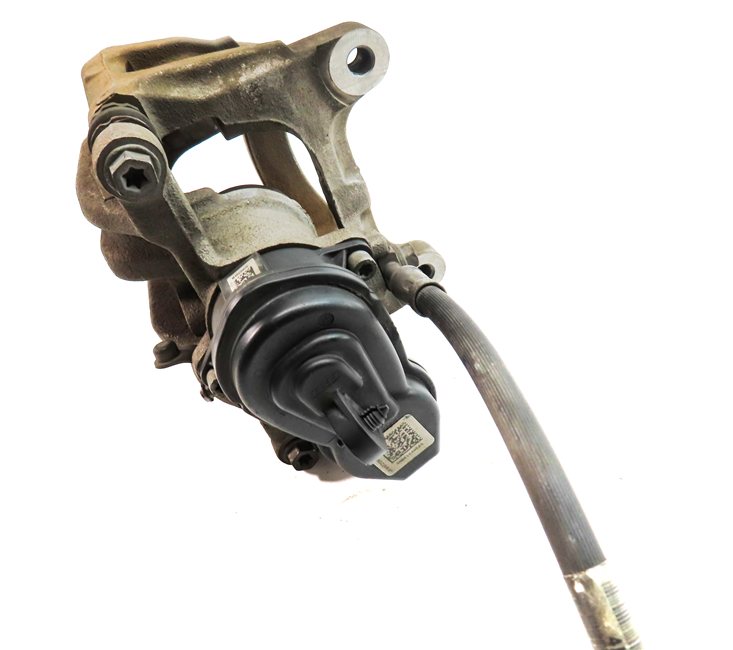 Thumbnail 5: 2017-2020 AUDI Q7 Q8 (4M) REAR LEFT DRIVER BRAKE CALIPER w/ LINES