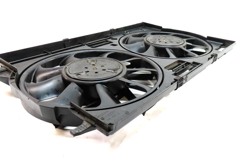Thumbnail 4: 17-20 AUDI Q7 (4M) 3.0L SUPER RADIATOR COOLING FAN BLADE MOTOR SHROUD ASSEMBLY