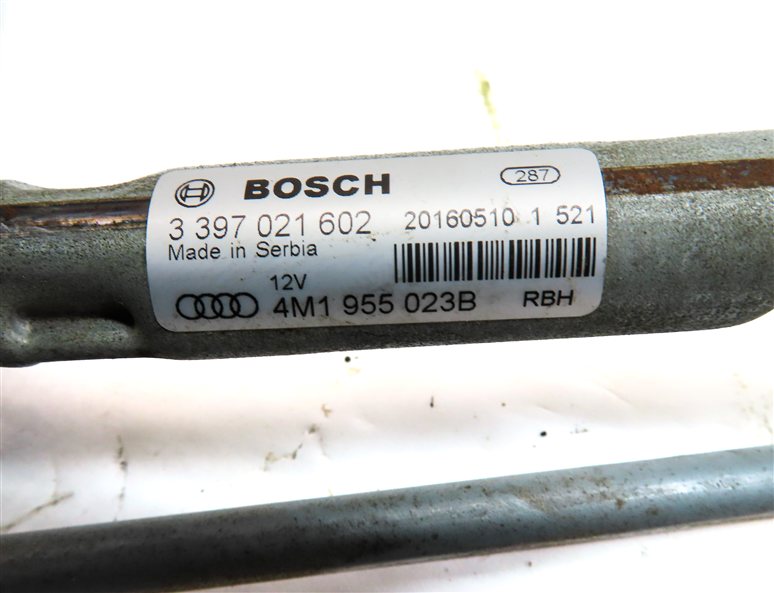 Thumbnail 7: 2017-2019 AUDI Q7 (4M) FRONT WINDSHIELD WIPER MOTOR w/ TRANSMISSION LINKAGE