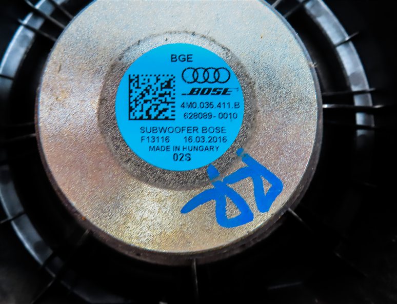 Thumbnail 15: 2017 AUDI Q7 (4M) RADIO STEREO BOSE AUDIO SOUND SYSTEM SPEAKER SUBWOOFER SET/18