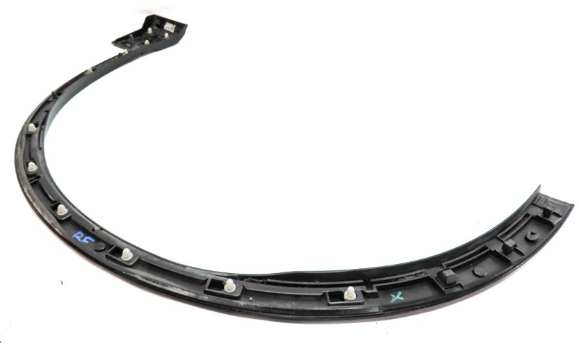 Thumbnail 4: 17 AUDI Q7 4M FRONT RIGHT PASSENGER FENDER WHEEL WELL ARCH TRIM MOULDING (Black)