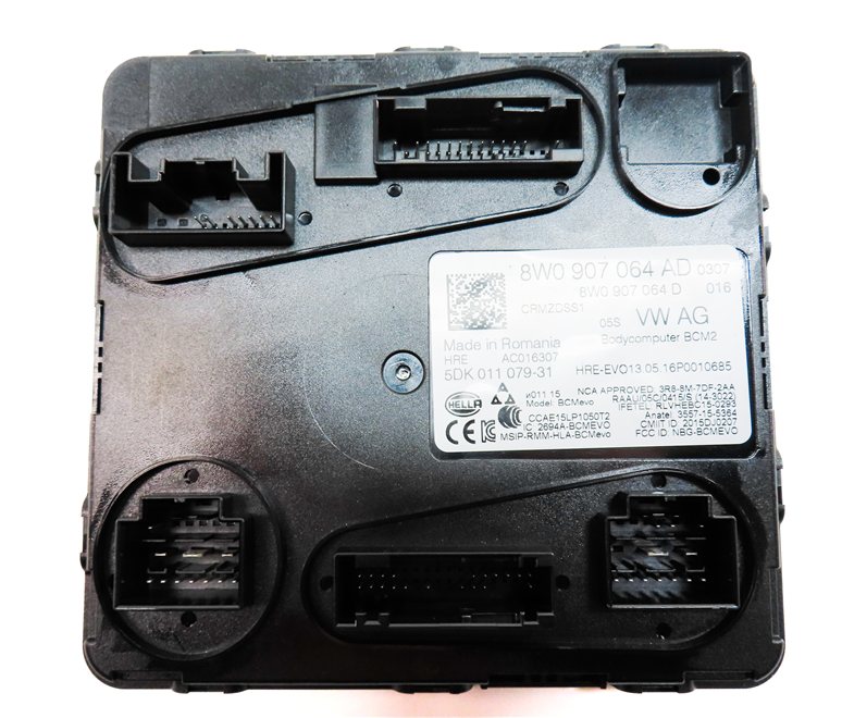 Thumbnail 15: 17-18 AUDI Q7 4M 3.0L SUPER CREC ENGINE ECM BCM IMMOBILIZER MODULE KEY LOCK SET