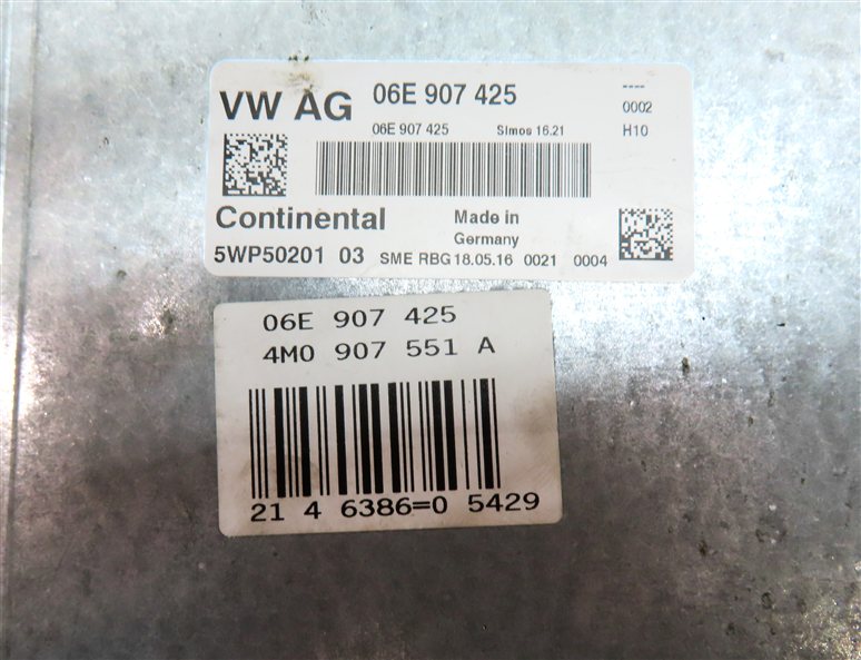 Thumbnail 16: 17-18 AUDI Q7 4M 3.0L SUPER CREC ENGINE ECM BCM IMMOBILIZER MODULE KEY LOCK SET