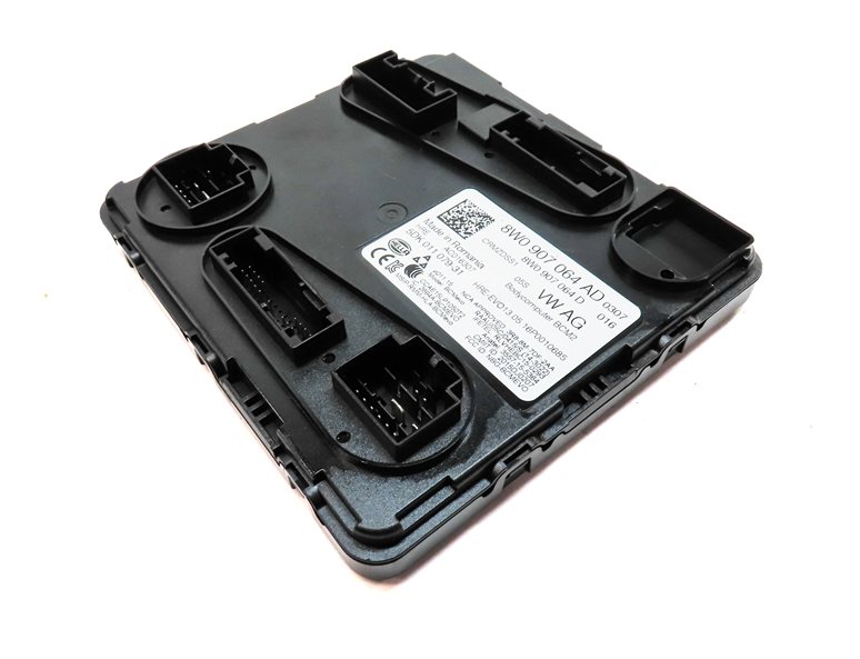 Thumbnail 4: 17-18 AUDI Q7 4M 3.0L SUPER CREC ENGINE ECM BCM IMMOBILIZER MODULE KEY LOCK SET