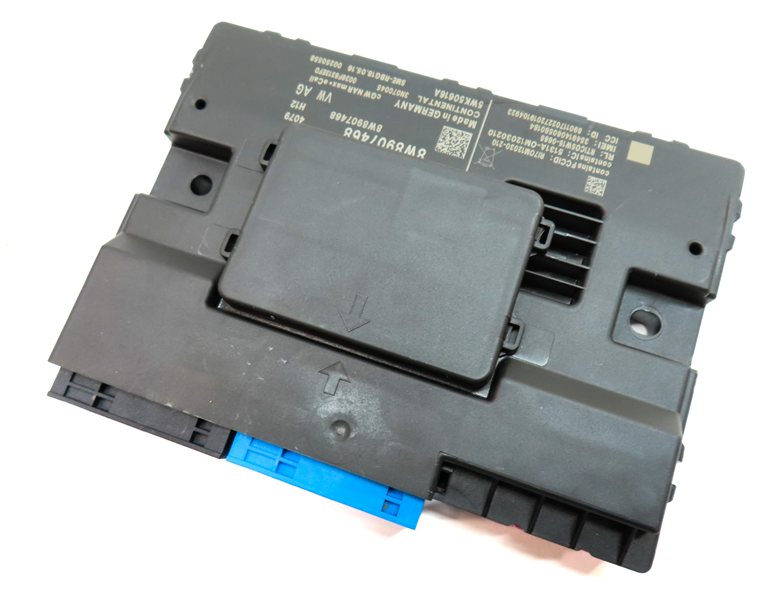 Thumbnail 7: 17-18 AUDI Q7 4M 3.0L SUPER CREC ENGINE ECM BCM IMMOBILIZER MODULE KEY LOCK SET