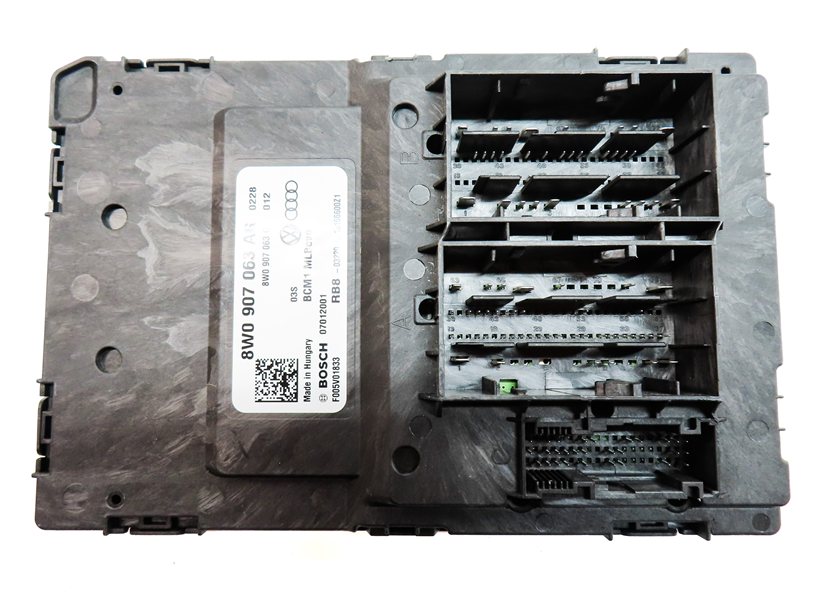 Thumbnail 8: 17-18 AUDI Q7 4M 3.0L SUPER CREC ENGINE ECM BCM IMMOBILIZER MODULE KEY LOCK SET