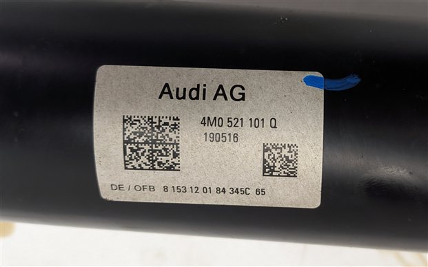 Thumbnail 8: 2017-2019 AUDI Q7 (4M) 3.0L REAR DRIVESHAFT DRIVELINE DRIVE LINE PROPELLER SHAFT