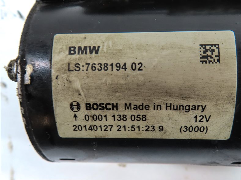 Thumbnail 8: 14-18 BMW 228i 328i 328iGT 428i 528i X1 X3 X4 (F30 F32 F25) 2.0L STARTER MOTOR