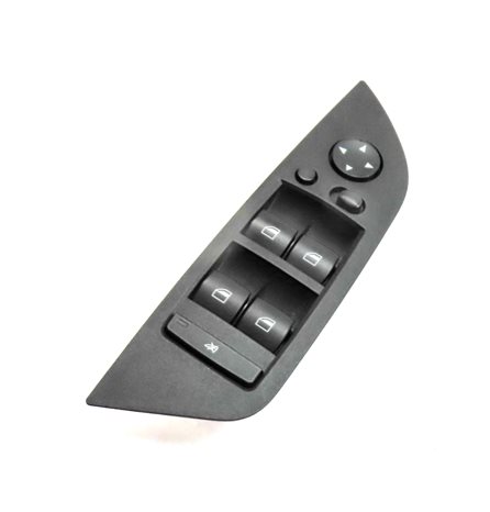 Thumbnail 1: 12-15 BMW X1 (E84) LEFT DRIVER DOOR MASTER WINDOW SWITCH (POWER FOLDING) (BLACK)