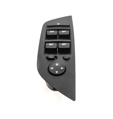 Thumbnail 3: 12-15 BMW X1 (E84) LEFT DRIVER DOOR MASTER WINDOW SWITCH (POWER FOLDING) (BLACK)