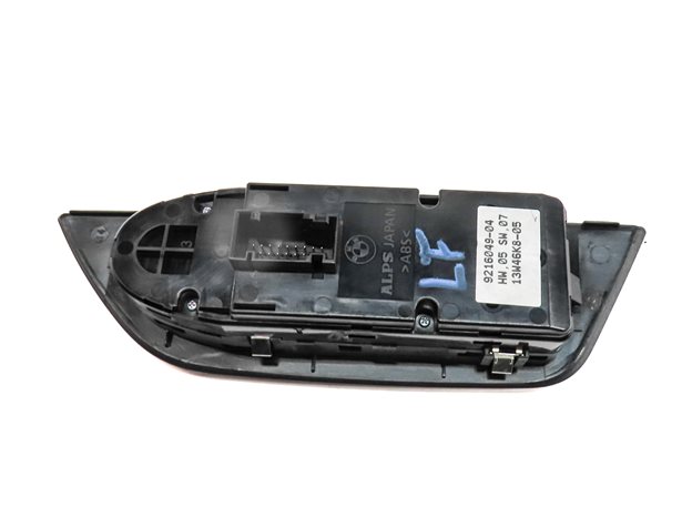 Thumbnail 5: 12-15 BMW X1 (E84) LEFT DRIVER DOOR MASTER WINDOW SWITCH (POWER FOLDING) (BLACK)
