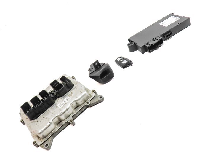 Thumbnail 3: 13-16 BMW X1 Z4 E84 E89 2.0L N20 TURBO ECM DME CAS 3 IMMOBILIZER MODULE KEY SET